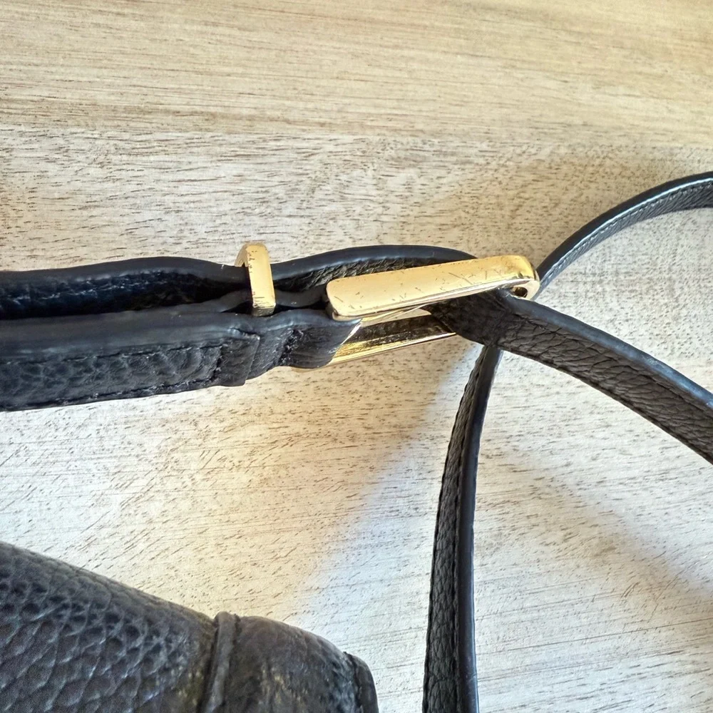 Tory Burch Serif T Leather Saddle Bag